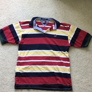 Boys Tommy Hilfiger striped polo shirt XL/XG